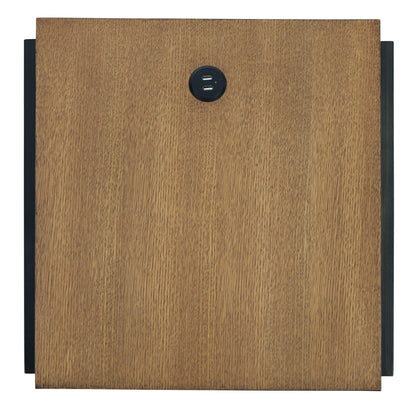 Fridley - Rectangular End Table - Brown / Black