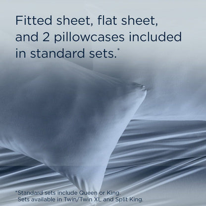 Linens - Tempur Rayon from Bamboo Sheet Set - Vintage Indigo