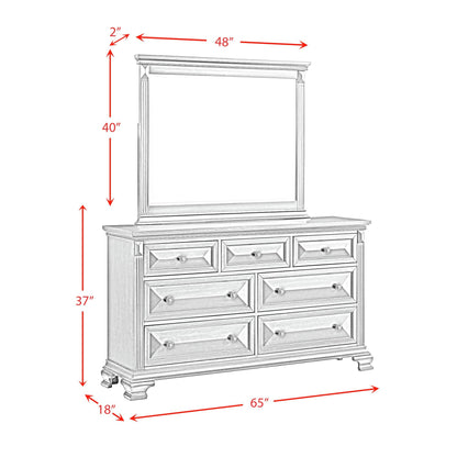 Bridgestone - Dresser And Mirror Set