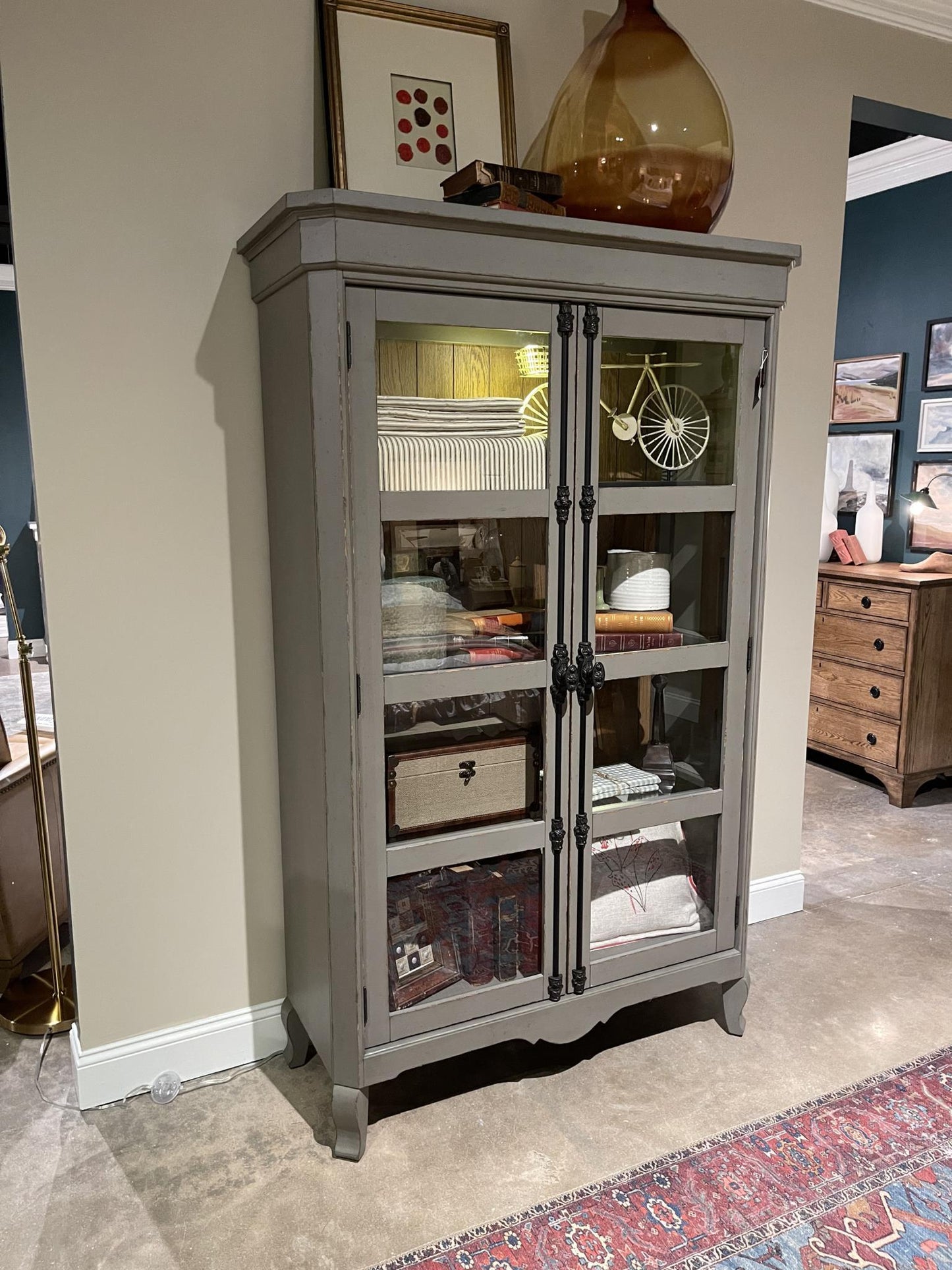 Vintage Market - Cremone Bolt Display Cabinet