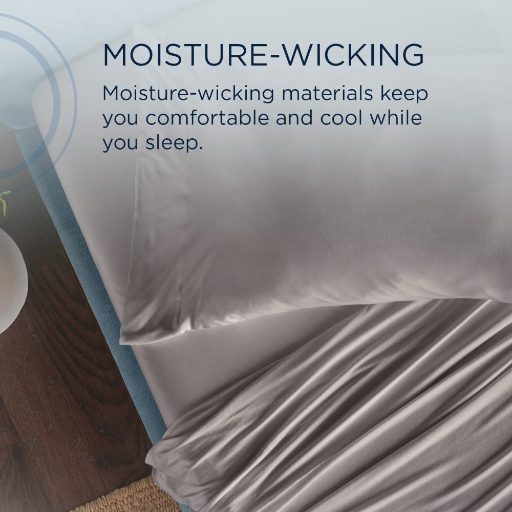 Linens - Tempur Rayon from Bamboo Sheet Set - Cool Gray