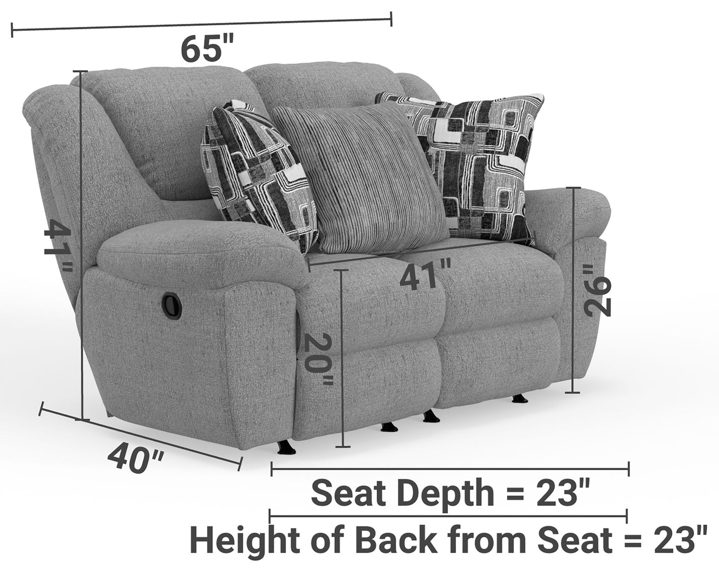 Trifecta - Reclining Loveseat