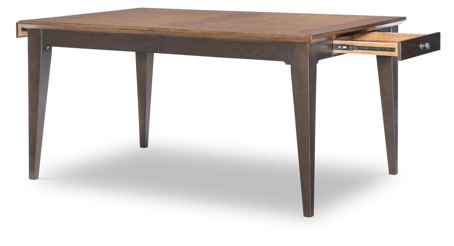 Fenmore - Leg Dining Table - Mocha And Distressed Cherry