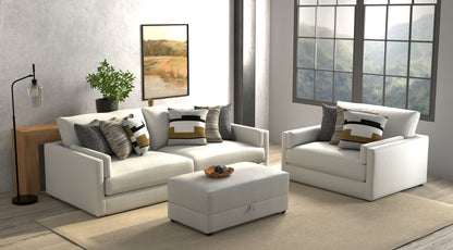 Trevor - Extra Deep Oversized Sofa With Included Storage Cocktail Ottoman