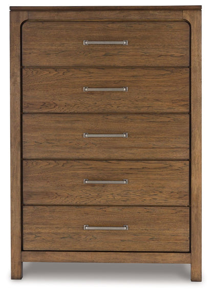Cabalynn - Five Drawer Chest - Light Brown