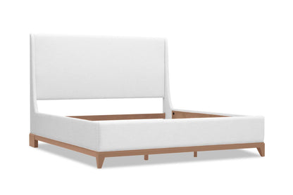 Today's Traditions - Upholstered Footboard King - Natural Hickory