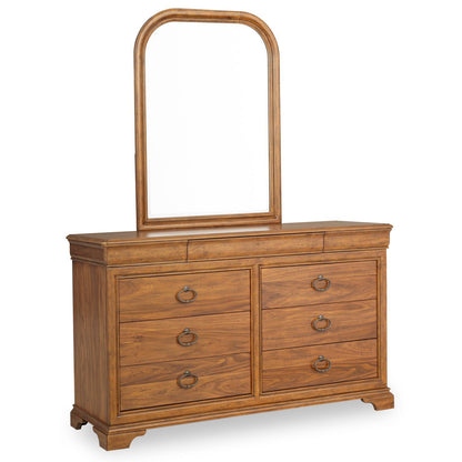 Echelon - Arched Mirror - Heritage Walnut