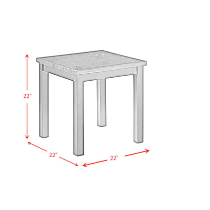 Dapper - Rectangular Sofa Table - Gray