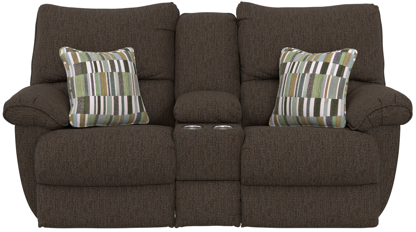 Lenny - Power Lay Flat Reclining Console Loveseat