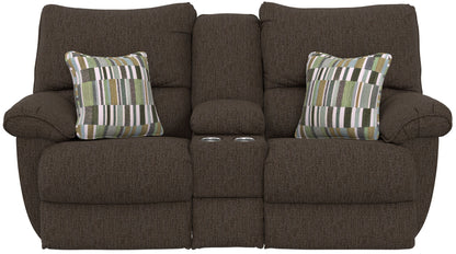 Lenny - Power Lay Flat Reclining Console Loveseat