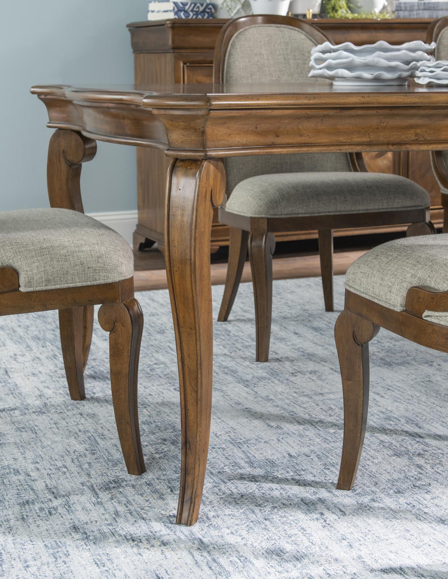 Echelon - Leg Dining Table - Heritage Walnut