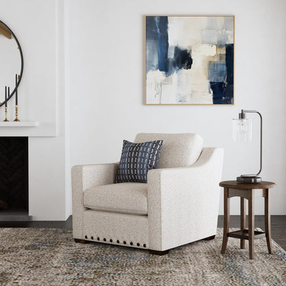 Milo - Fabric Chair With Nailhead Trim