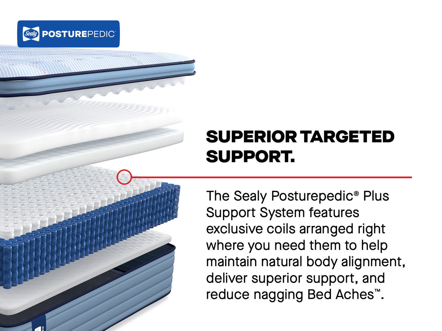 Posturepedic Plus - Patterson II Euro Pillow Top Soft - Twin