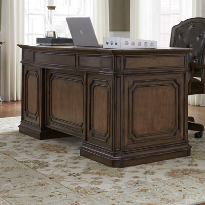 Amelia - Jr Executive Desk Top - Dark Brown