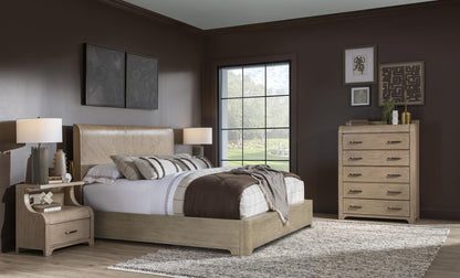 Flow - 5 Drawer Chest - Sandstone