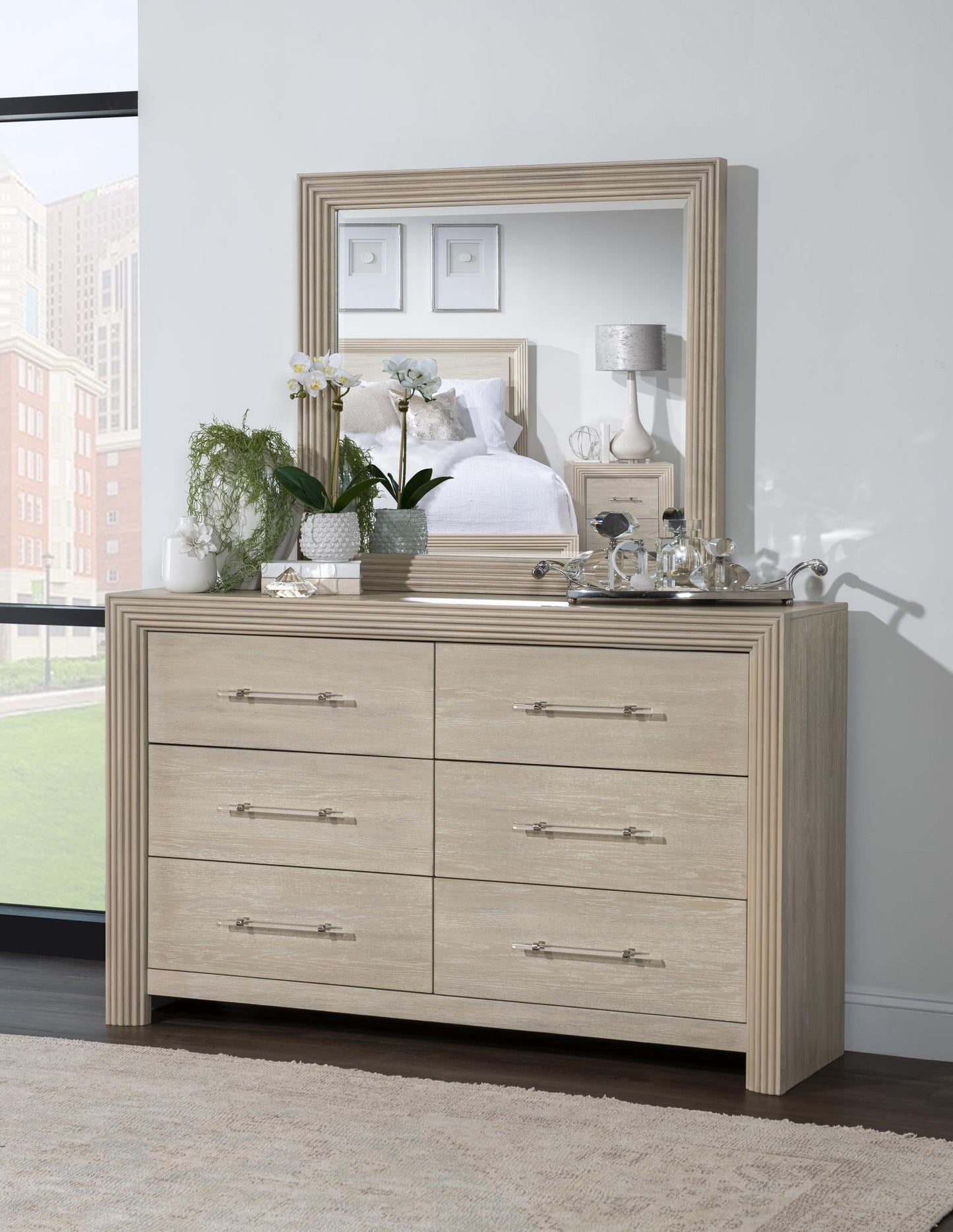Horizons - 6 Drawers Dresser - Soft Taupe