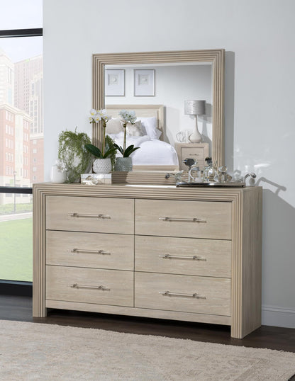 Horizons - 6 Drawers Dresser - Soft Taupe
