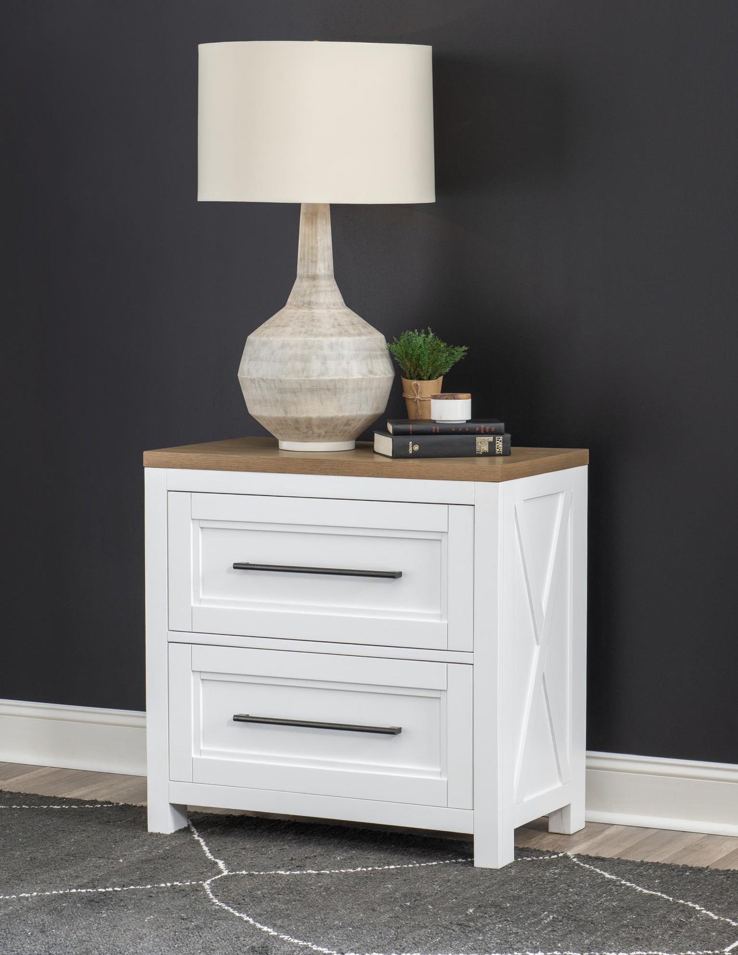 Franklin - Night Stand - White
