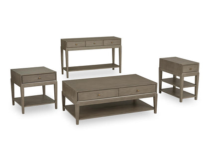 Emery - Chairside Table - Slate Stone