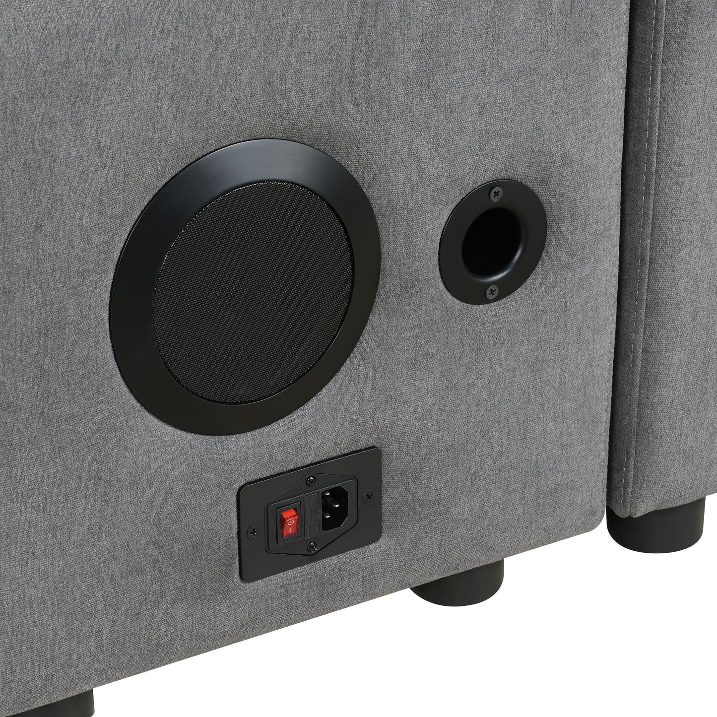 Armani - Modular Console With USB Charger, No Pillow (Ista3 Packaging) - Columbia Charcoal