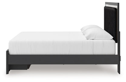 Zuraleus - Upholstered Panel Platform Storage Bed