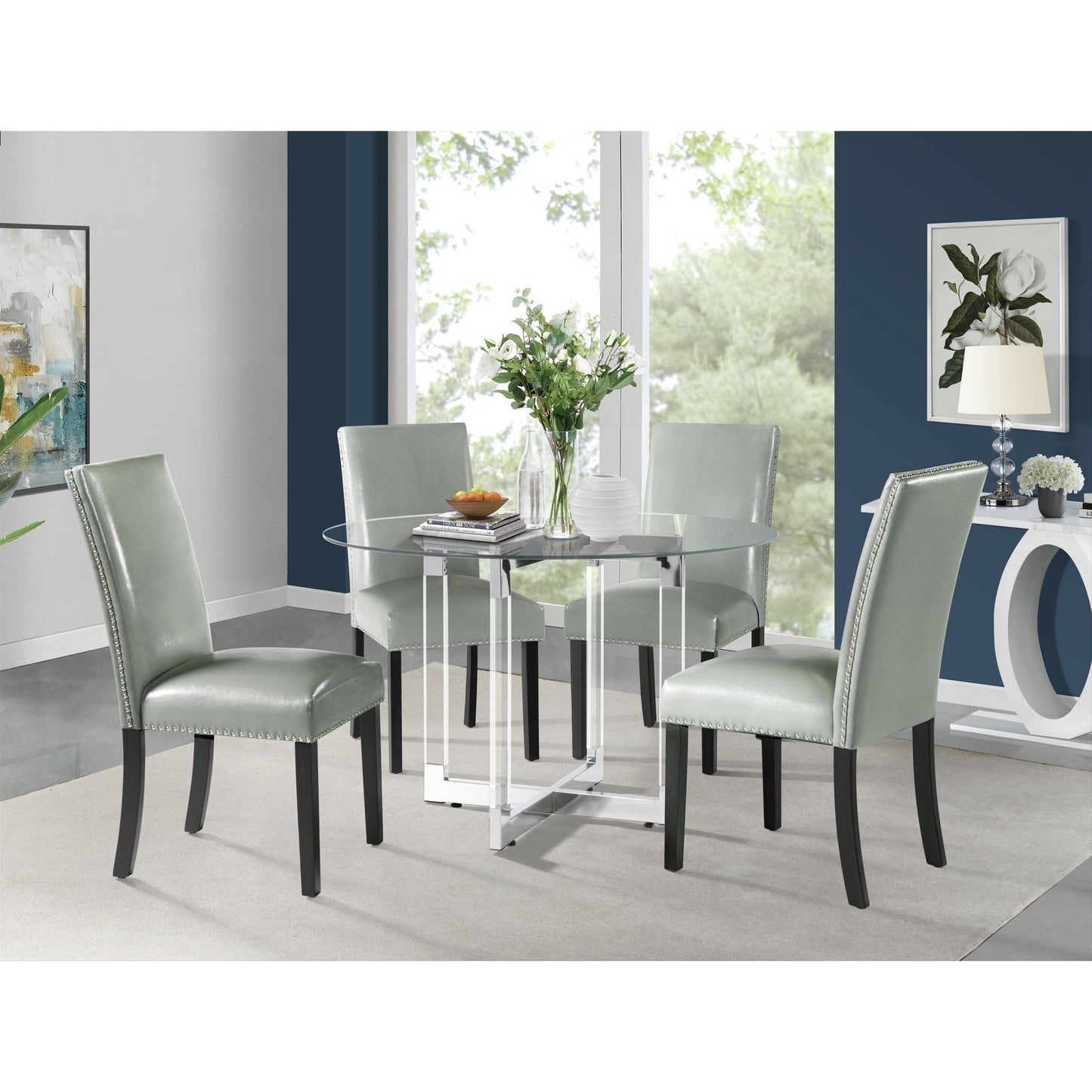 Zurich - Round Dining Table Complete - White