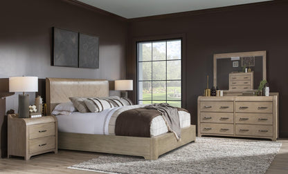 Flow - 6 Drawer Dresser - Sandstone