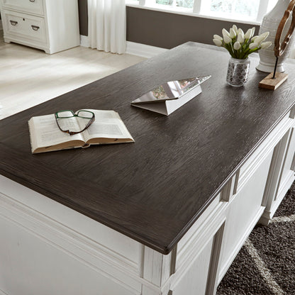 Allyson Park - Jr Executive Desk Top - White