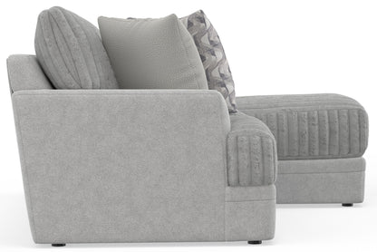 Titan - Sectional With Comfort Coil Seating And Accent Pillows Included