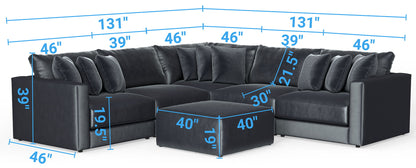 Remington - LSF Chair - Slate