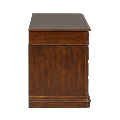 Brayton Manor - Jr Executive Credenza Base - Dark Brown