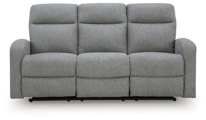 Gauntlet - Reclining Sofa - Sterling