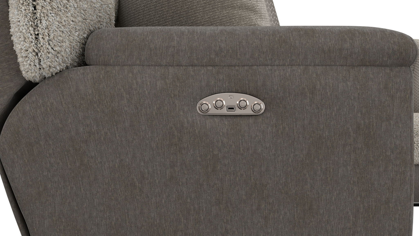 Rendezvous - Power Headrest Power Deep Seat LSF Recliner - Umber