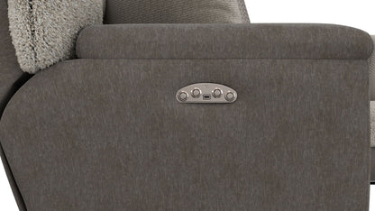 Rendezvous - Power Headrest Power Deep Seat LSF Recliner - Umber