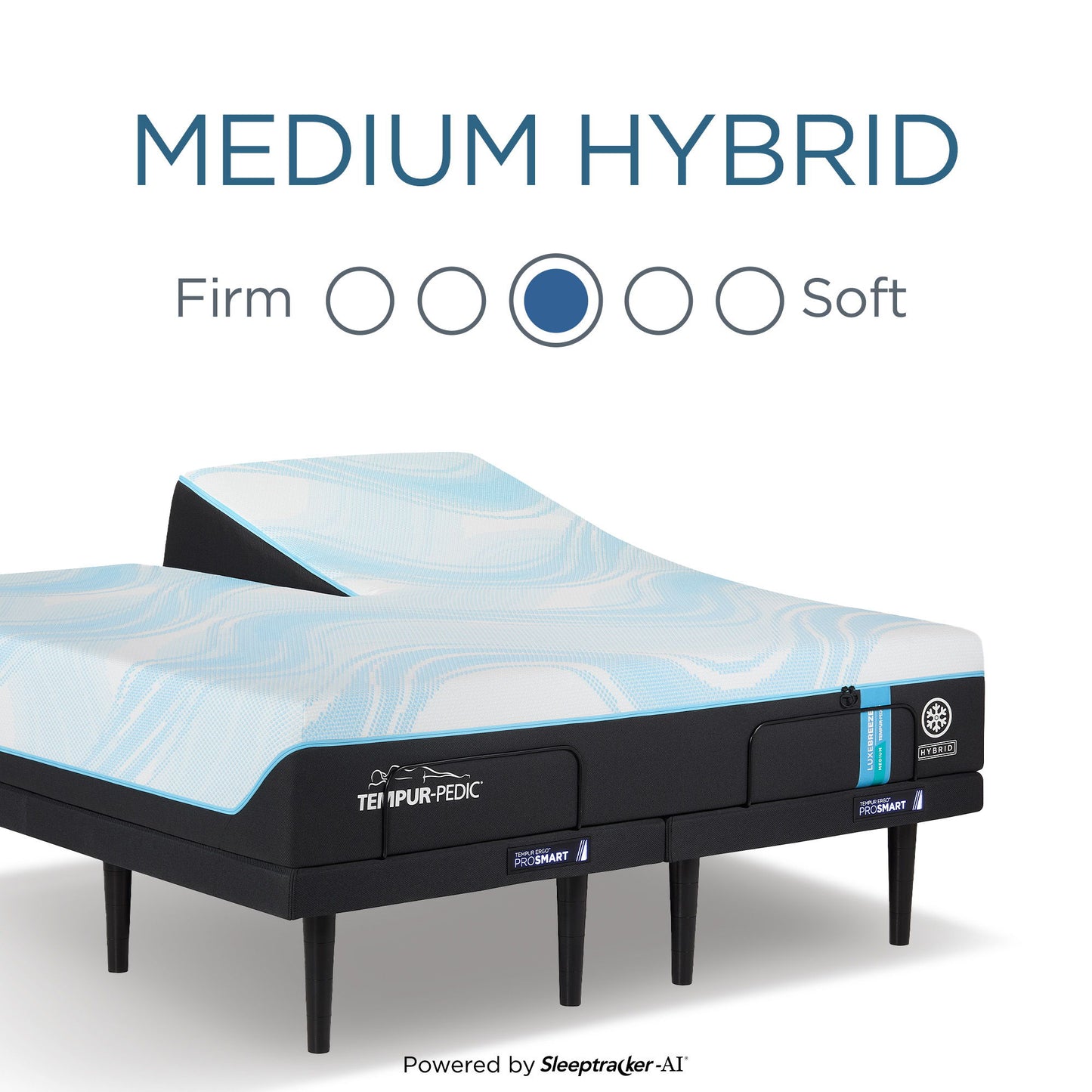 Tempur-Breeze - Medium Mattress - Split Head King
