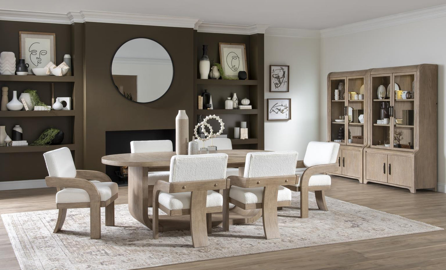 Flow - Display Cabinet - Sandstone