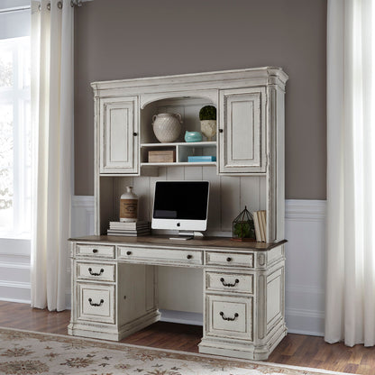 Magnolia Manor - Jr Executive Credenza Top - White