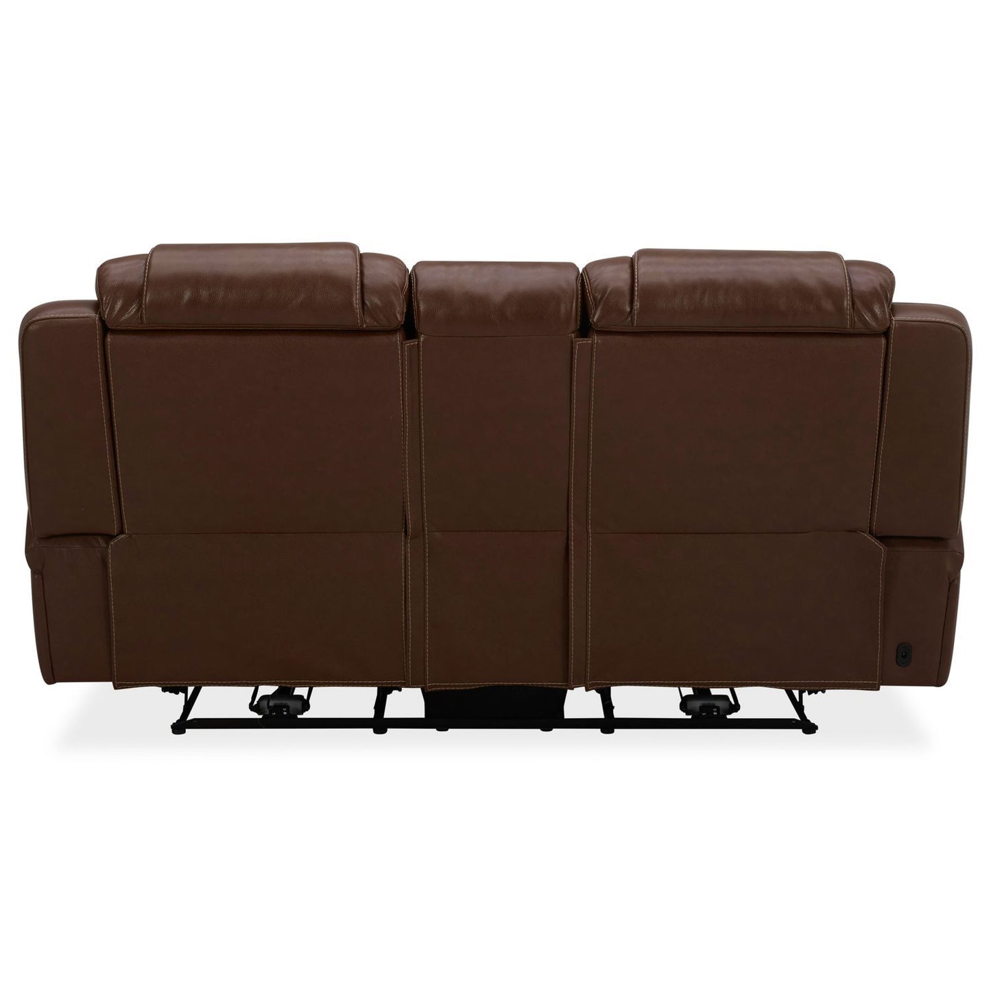 Caswell - Loveseat With Console P2 & ZG - Brown