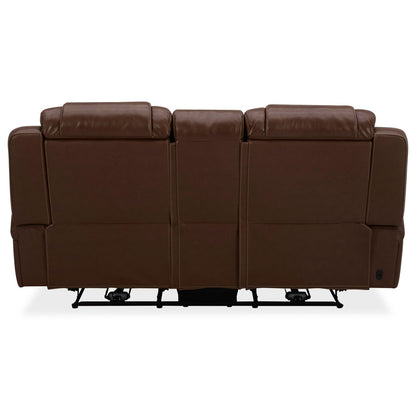 Caswell - Loveseat With Console P2 & ZG - Brown