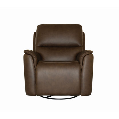Henry - Power Swivel Gliding Recliner With Power Headrest, Lumbar, Heat & Massage