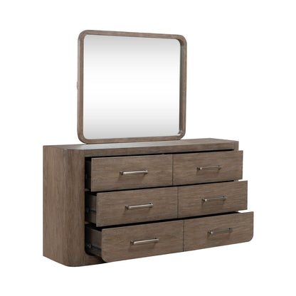 South Bend - Dresser & Mirror - Brown