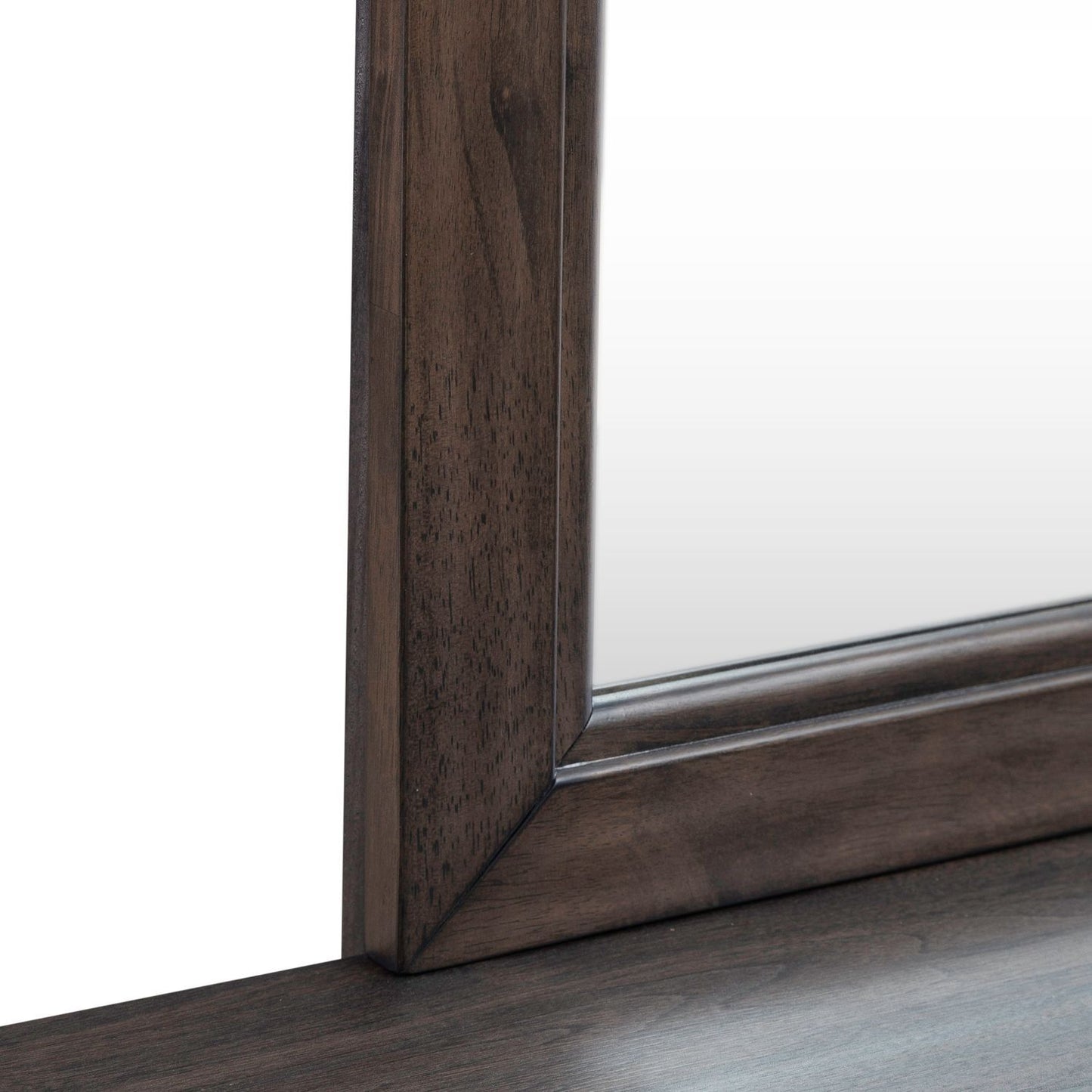 Modern Edge - Dresser & Mirror - Brown