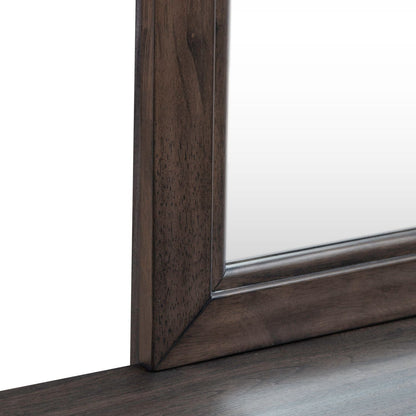 Modern Edge - Dresser & Mirror - Brown