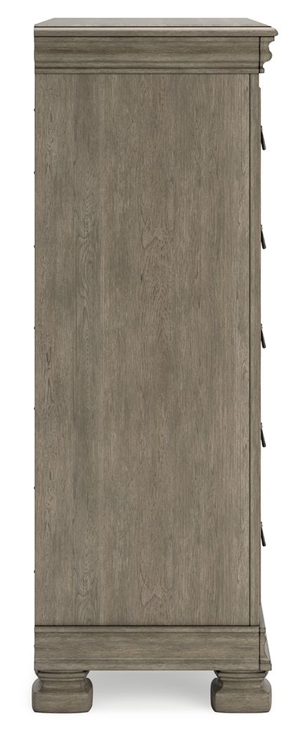 Lexorne - Five Drawer Chest - Gray