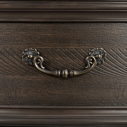 Brunswick - 2-Drawer Nightstand With USB - Mahogany