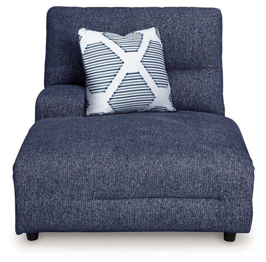 Acklen Place - Laf Power Reclining Back Chaise - Navy