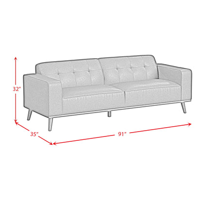 Destiny - Sofa With Wood Front