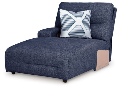 Acklen Place - Laf Power Reclining Back Chaise - Navy