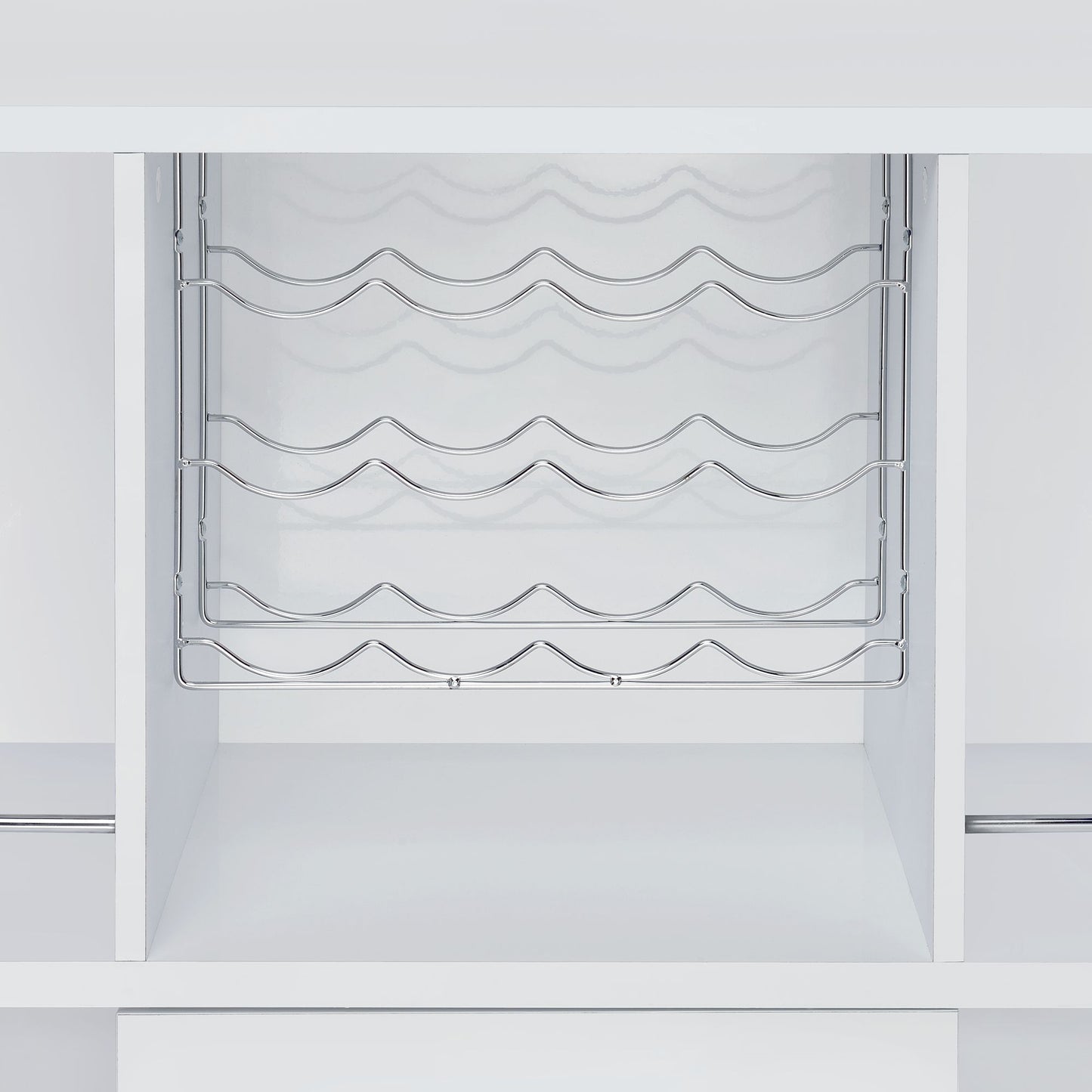 Wendolyn - Wine Cabinet With Light - Glossy White