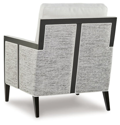 Ardenworth - Accent Chair - Black / Ivory